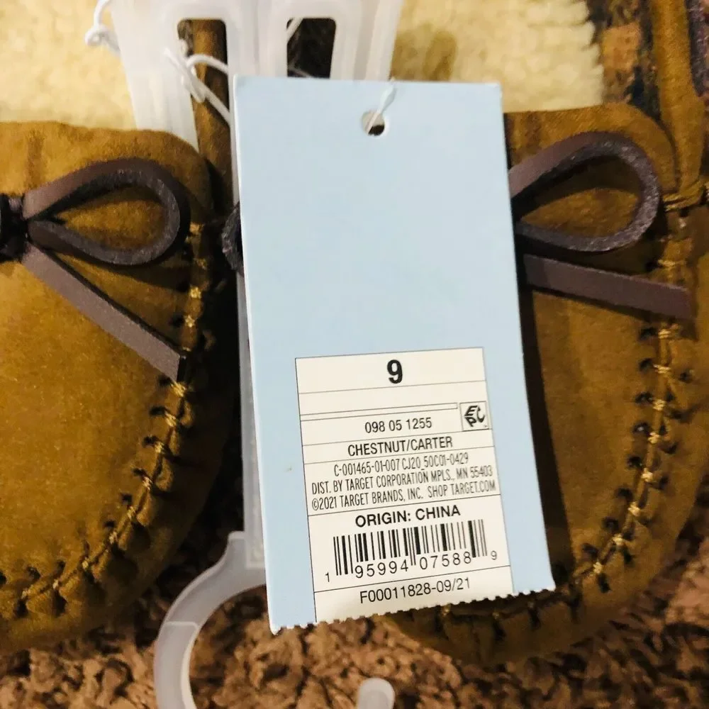 Cat & Jack Baby Toddler Casual Shoes‎ Slip On Chestnut Size 9